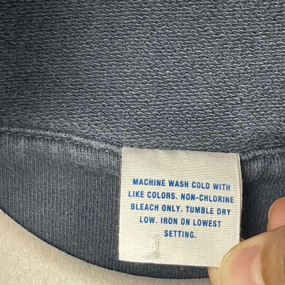 Vintage J Crew Sportswear Sweatshirt Mens XXL Black 1/4 Zip Heavyweight Pullover - Picture 6 of 13